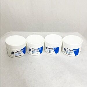 NEW CeraVe Moisturizing Cream Bundle of 4 - 12 oz Containers. Normal to Dry